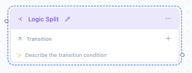 Logic Split node example