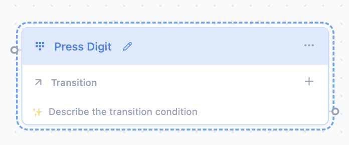 Press Digit node sample